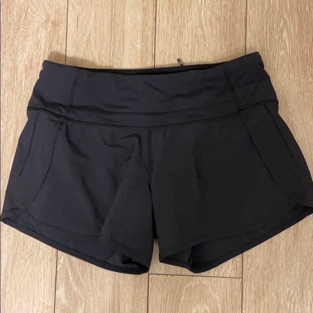 Black lululemon shorts